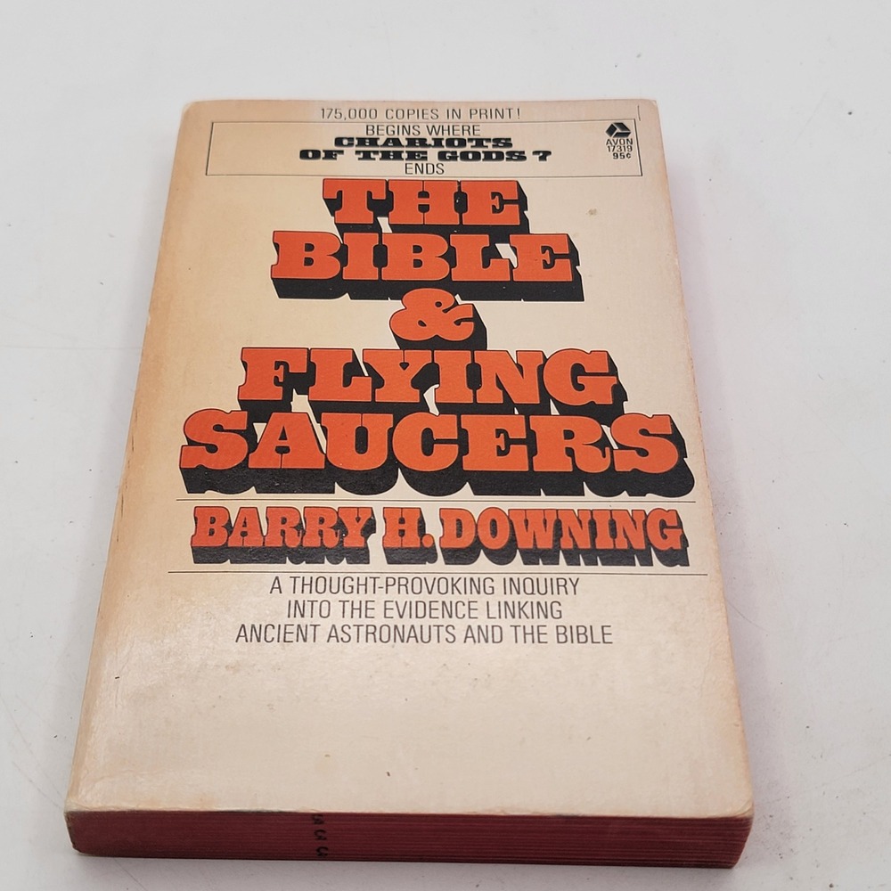 Barry H Downing The Bible & Flying Saucers Paperback 1970 3rd Printing Good